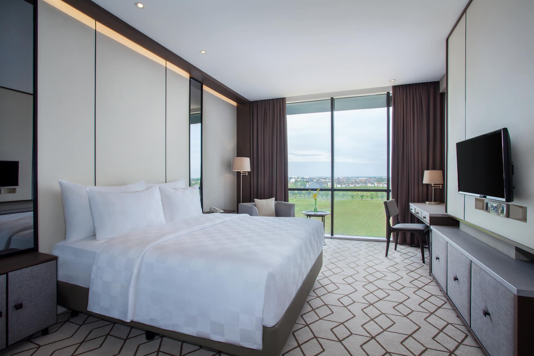 Guest room at the Wyndham Opi Hotel Palembang in Palembang, Other than US/Canada